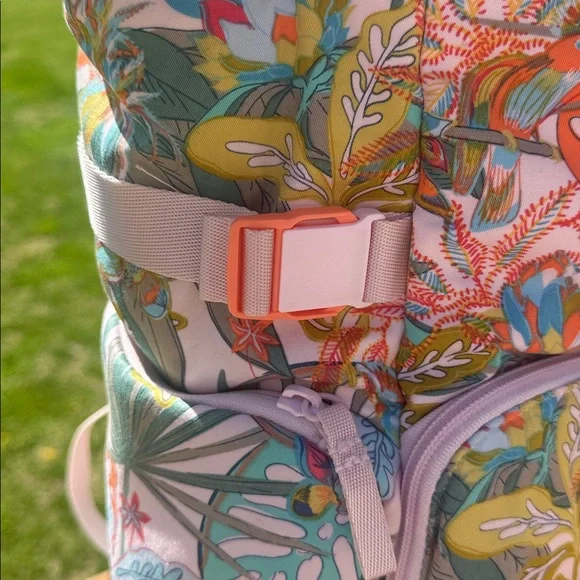 Vera Bradley Rain Forest Canopy Utility Backpack - Picture 12 of 16